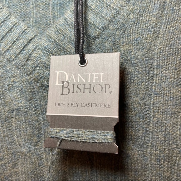 Daniel Bishop Cashmere Xanadu Cable Knit Pullover Sweater Mens Size Small NWT - Picture 4 of 8